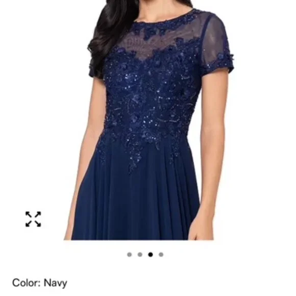 Xscape Petit Embellished Gown - Never Worn - Picture 4 of 4